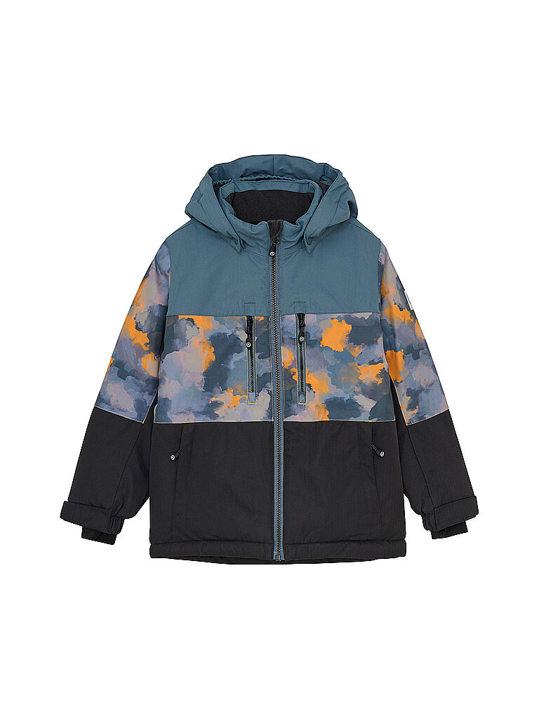 COLOR KIDS Jungen Skijacke Colorblock dunkelblau | 140